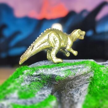 Alternative view of Handcrafted Brass T-Rex  Elegant Miniature Dinosaur Sculpture, Bold Desk Display, High-End Gift for History & Prehistory Admirers