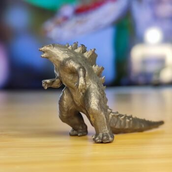 Alternative view of Gojira Brass Miniature Tabletop Titan, The Majestic Miniature, Behemoth Sculpture