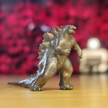 Gojira Brass Miniature Tabletop Titan, The Majestic Miniature, Behemoth Sculpture