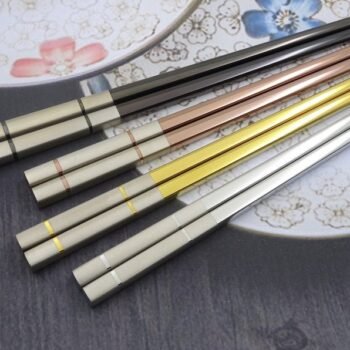 Alternative view of Personalized Chopsticks Pair Custom Chop Sticks Gift Bridesmaid Wedding Gifts for Her Him Women Mom Mothers Dad Utensils Engraved Kitchen