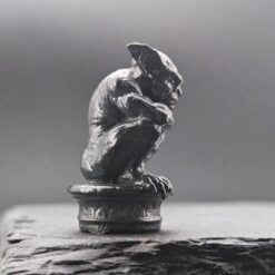 Alternative view of Miniature Brass Gargoyle Demon Statue — Terrarium & Diorama Decor