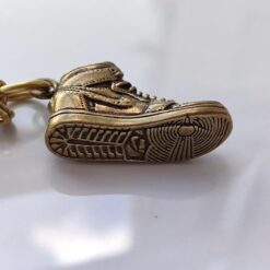 Brass Sneaker Keychain — Vintage Mini Shoe Charm for Streetwear Collectors & Sneakerheads - Image 7