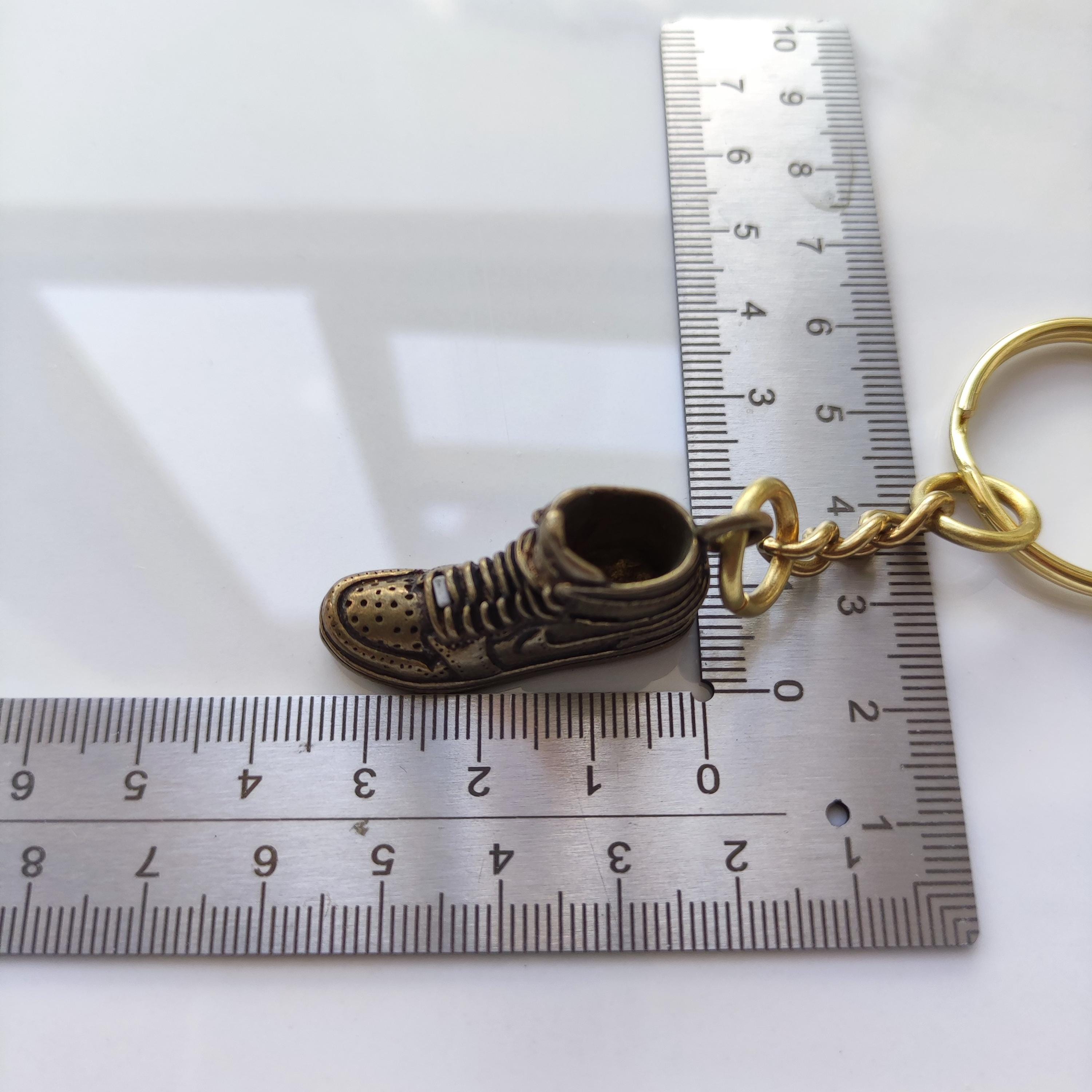 Brass Sneaker Keychain — Vintage Mini Shoe Charm for Streetwear Collectors & Sneakerheads - Image 10