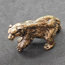 Personalized Engraved Brass Bear Statue | Custom Bronze Bear Sculpture | Majestic Animal Decor - Image 4