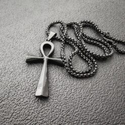 Ankh Cross Pendant Necklace – Ancient Egyptian Symbol | Metal Pendant with Stainless Steel Chain - Image 7