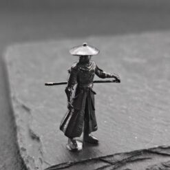 Brass Ronin Swordsman Figurine – Handcrafted Miniature Collectible - Image 7