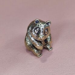 Mini Brass Panda Figurine – Cute Bear Sculpture for Desk, Shelf, Animal Lover Gift or Collector Decor - Image 6