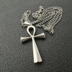 Ankh Cross Pendant Necklace – Ancient Egyptian Symbol | Metal Pendant with Stainless Steel Chain - Image 3