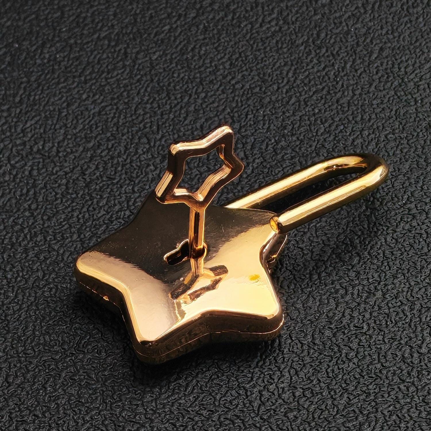 Star-Shaped Lock with Key for Purse, Box, or Craft Hardware, DIY Supply Accessory - Image 5