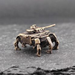 Six-Legged Spider Tank Brass Miniature – Sci-Fi Combat Vehicle Diorama Collectible - Image 6