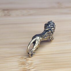 Handcrafted Brass Lion Figurine – Miniature King of Beasts Sculpture for Desk, Shelf, Safari Decor or Collector Gift - Image 5