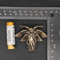 Alternative view of Brass Six‑Wing Angel Figurine – Miniature Sculpture Ornament