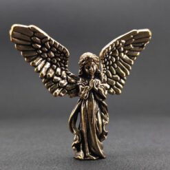 Brass Miniature Angel & Fairy Figurines – Choose Your Style (Six‑Wing, Winged, Little, Flower Fairy) - Image 3