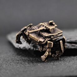 Six-Legged Spider Tank Brass Miniature – Sci-Fi Combat Vehicle Diorama Collectible - Image 7
