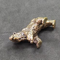 Personalized Engraved Brass Bear Statue | Custom Bronze Bear Sculpture | Majestic Animal Decor - Image 5