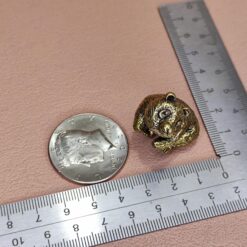 Mini Brass Panda Figurine – Cute Bear Sculpture for Desk, Shelf, Animal Lover Gift or Collector Decor - Image 2