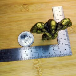 Brass Gorilla Figurine – Muscular Wildlife Sculpture for Desk, Shelf, Nature Lover Gift or Collector Decor - Image 8