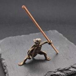 Brass Turtle Incense Holder – Handcrafted Miniature Zen Collectible