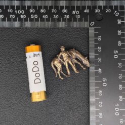 Brass Cowboy & Grazing Horse Scene — Western Miniature Diorama Sculpture & Collector Piece - Image 4