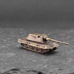 Alternative view of Brass Maus Super Heavy Tank — WWII German Miniature for Diorama and Collectors