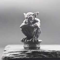 Miniature Brass Gargoyle Demon Statue — Terrarium & Diorama Decor - Image 8