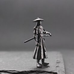 Brass Ronin Swordsman Figurine – Handcrafted Miniature Collectible - Image 5