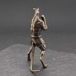 Brass Boxing Kangaroo Figurine — Fighter Stance Desk Sculpture for Combat Fans and Curious Collectors - Image 4
