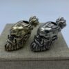 Detailed Brass Orc Pendant - Versatile Paracord Bead, Keychain or Flashlight Ornament