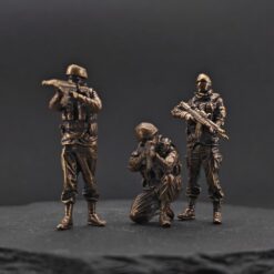 Modern Special Forces Brass Figurines – Handcrafted Mini Soldier Collectibles - Image 9
