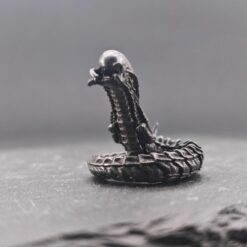 Brass Facehugger Miniature | Oxidised Black | Biomechanical Horror Collectible