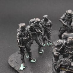 Brass Military Miniature — Oxidised Black Soldier Figurine, 9 Poses for Collectors and Diorama Builders - Image 3