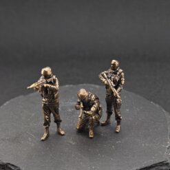 Modern Special Forces Brass Figurines – Handcrafted Mini Soldier Collectibles