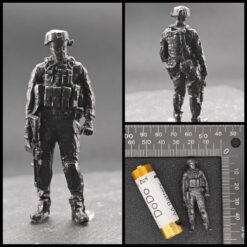 Brass Military Miniature — Oxidised Black Soldier Figurine, 9 Poses for Collectors and Diorama Builders - Image 11