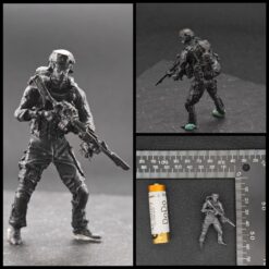 Brass Military Miniature — Oxidised Black Soldier Figurine, 9 Poses for Collectors and Diorama Builders - Image 7