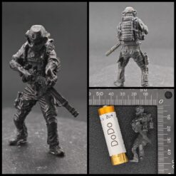 Brass Military Miniature — Oxidised Black Soldier Figurine, 9 Poses for Collectors and Diorama Builders - Image 6