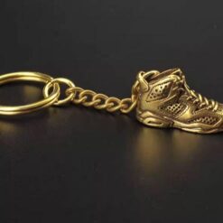 Brass Sneaker Charm — Retro Mini Shoe for Keyring, Bag Charm & Streetwear Collectors - Image 3
