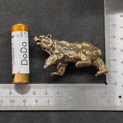 Alternative view of Personalized Engraved Brass Bear Statue | Custom Bronze Bear Sculpture | Majestic Animal Decor