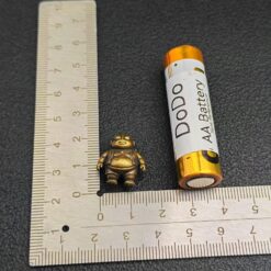 Alternative view of Brass Chubby Retired Hero Figurine — Parody Superhero Miniature & Novelty Desk Ornament