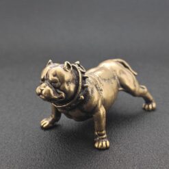 Brass Bulldog Figurine – Heavyweight Handcrafted Dog Collectible - Image 5