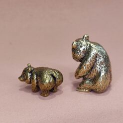 Mini Brass Panda Figurine – Cute Bear Sculpture for Desk, Shelf, Animal Lover Gift or Collector Decor - Image 5