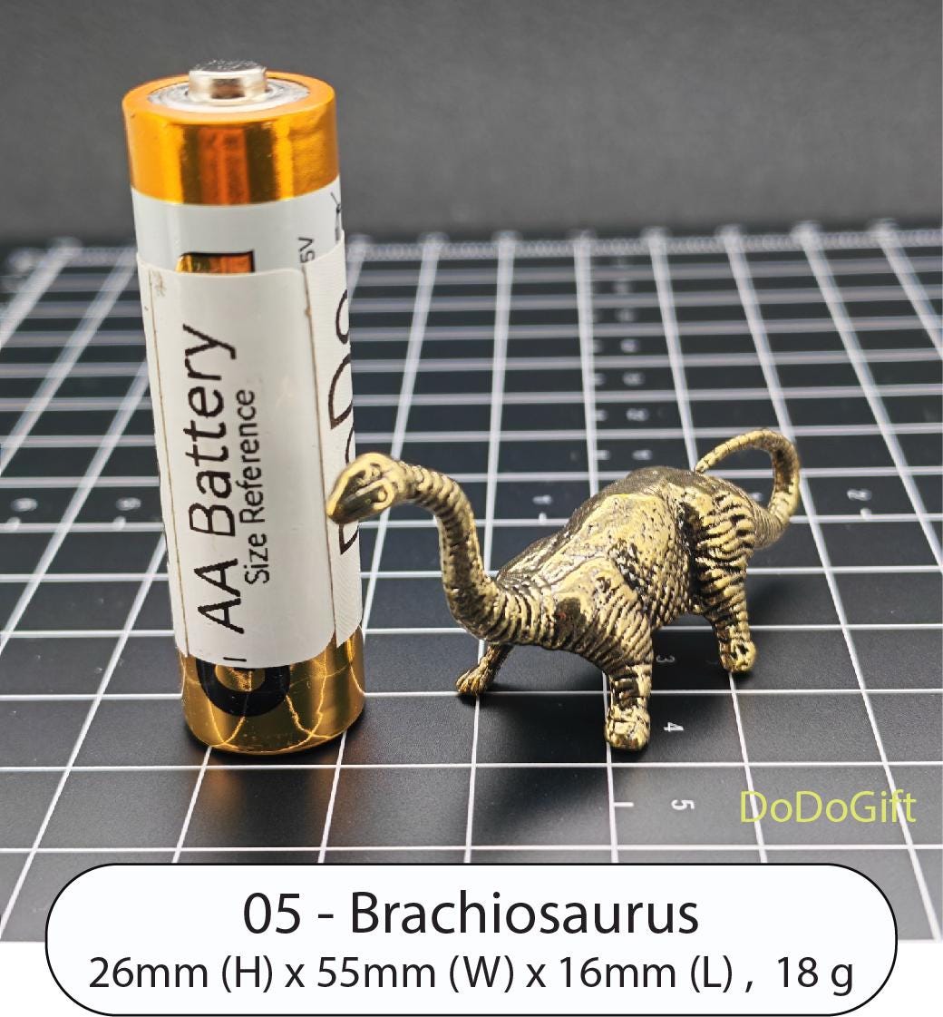 Retro Brass Dinosaur Ornament – Handcrafted T-Rex, Detailed Solid Brass Decor for Collectors and Home - Image 10