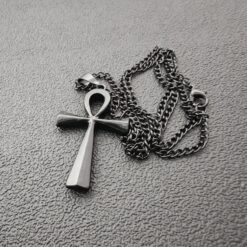 Ankh Cross Pendant Necklace – Ancient Egyptian Symbol | Metal Pendant with Stainless Steel Chain - Image 4