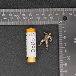 Brass Combat Fighter Miniature — Martial Arts Desk Sculpture & Fantasy Collector Piece - Image 3