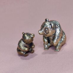 Mini Brass Panda Figurine – Cute Bear Sculpture for Desk, Shelf, Animal Lover Gift or Collector Decor - Image 4