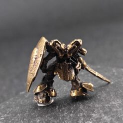 Brass Red Mobile Suit Miniature — Tiny Diorama Figure for Terrarium & Aquascape - Image 7