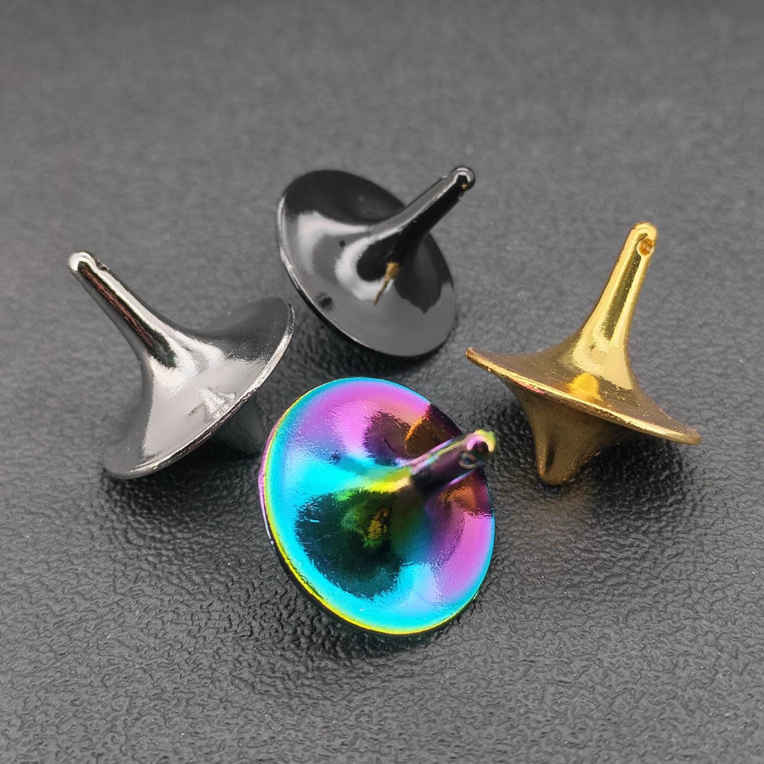 Handmade Metal Inception Spinning Top, Creative Desk Toy