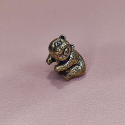 Mini Brass Panda Figurine – Cute Bear Sculpture for Desk, Shelf, Animal Lover Gift or Collector Decor - Image 7