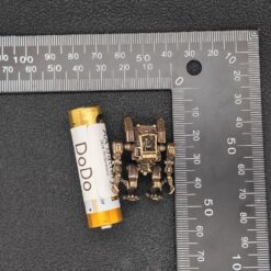 Brass Ground Crew Mech Figurine — Sci-Fi Robot Miniature for Terrarium, Diorama and Desk Display - Image 3