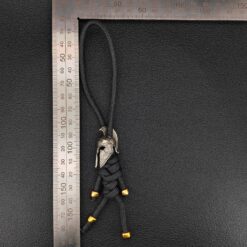 Brass Spartan Helmet Paracord Keychain — EDC Backpack Charm & Car Ornament - Image 11
