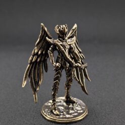 Brass Zodiac Warrior Figurine — Constellation Armoured Hero Desk Sculpture & Astrology Gift - Image 14